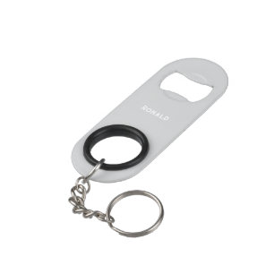 Simple Stylish Bottle Opener Custom Text Bar Key