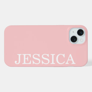 SIMPLE STYLISH CUSTOMIZED NAME MODERN MINIMALSTIC iPhone 15 PLUS CASE