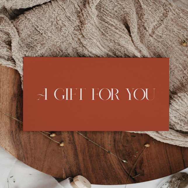 Simple stylish elegant gift certificate (Creator Uploaded)