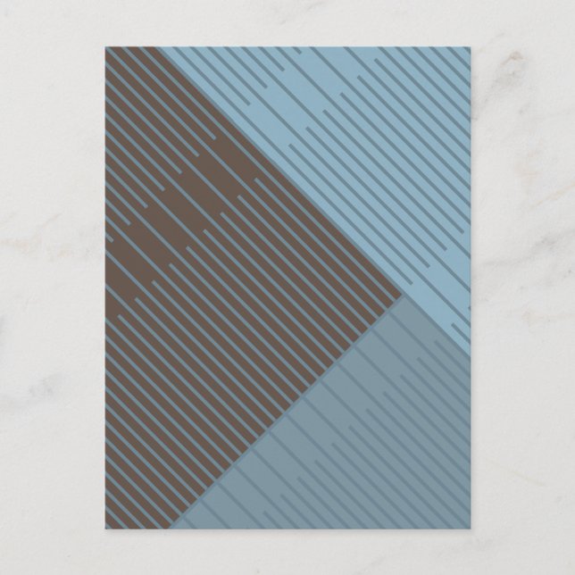 Simple Stylish Lines  Postcard (Front)