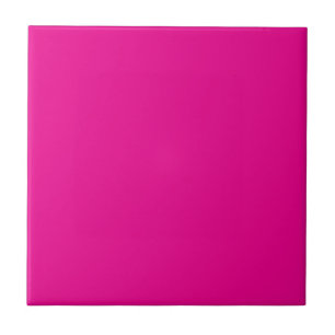 SIMPLE STYLISH MODERN BRIGHT HOT PINK TILE