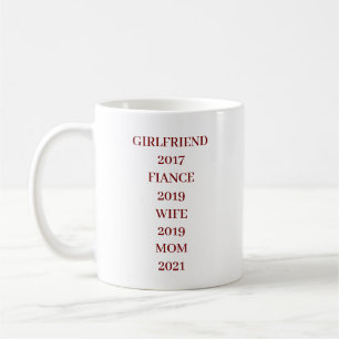 SIMPLE STYLISH MODERN CUSTOMIZED MOTHER'S DAY GIFT COFFEE MUG