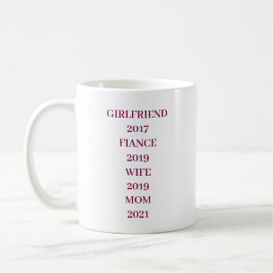 SIMPLE STYLISH MODERN CUSTOMIZED MOTHER'S DAY GIFT COFFEE MUG