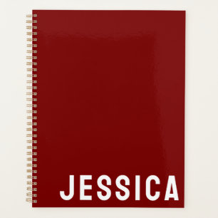 SIMPLE STYLISH MODERN CUSTOMIZED NAME DAILY PLANNER