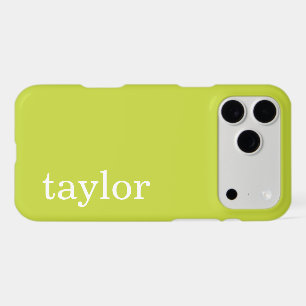 SIMPLE STYLISH MODERN CUSTOMIZED NAME NEON GREEN
