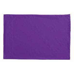 SIMPLE STYLISH MODERN MINIMAL CLASSIC ROYAL PURPLE PILLOWCASE