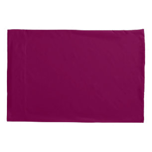 SIMPLE STYLISH MODERN MINIMAL CLASSIC WINE COLOUR PILLOWCASE
