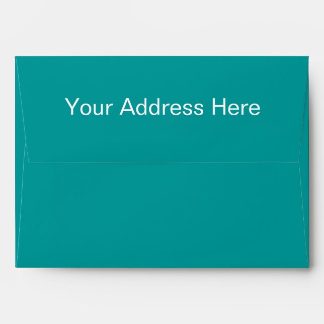Simple Stylish Modern Minimal Merry Christmas  Envelope (Back (Top Flap))