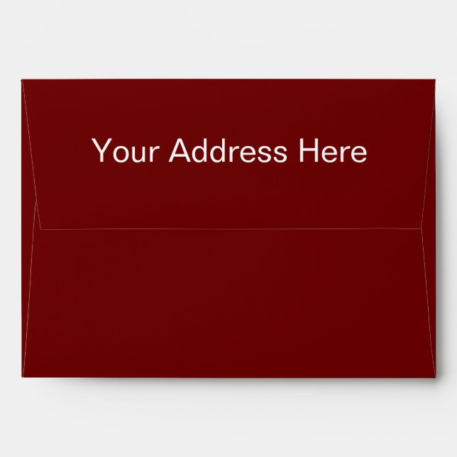 Simple Stylish Modern Minimal Merry Christmas  Envelope (Back (Top Flap))