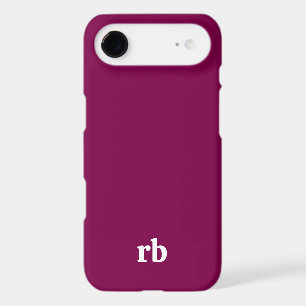 SIMPLE STYLISH MODERN NAME INITIALS WINE