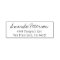 Simple Stylish Modern Script Return Address