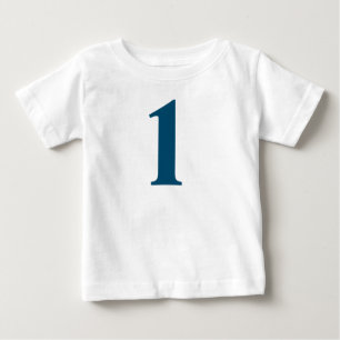 Simple & Stylish number "1" Baby T-Shirt