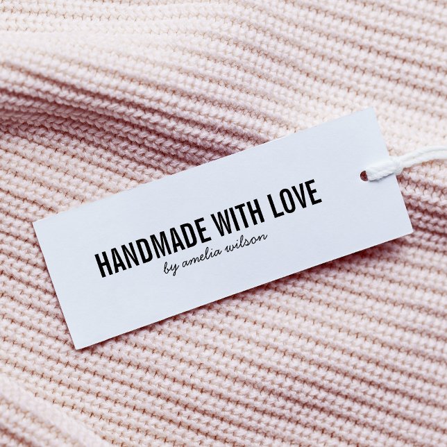 Simple Stylish Personalise Handmade with Love Self-inking Stamp (Creator Uploaded)