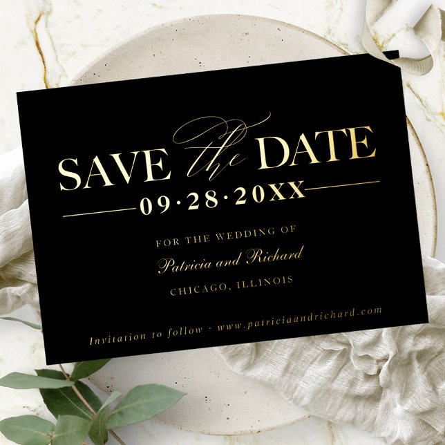 Simple Stylish Wedding Save The Date  (Creator Uploaded)