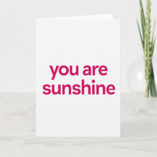 Simple Sunshine Card