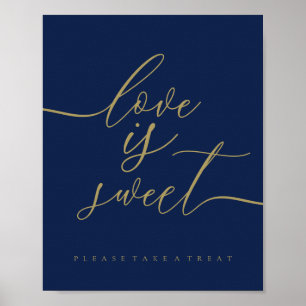 Simple Sweet Poster for Wedding Party Celebration