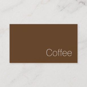 Simple Swiss Dark Loyalty Coffee Punch-Card Card