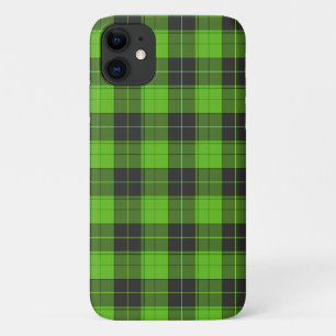 Simple tartan pattern in dark green Case-Mate iPhone case
