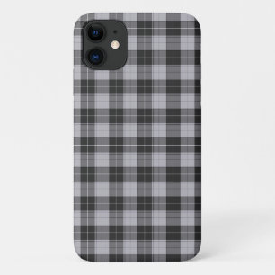 Simple tartan pattern in grey Case-Mate iPhone case