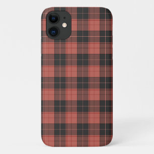Simple tartan pattern in red Case-Mate iPhone case