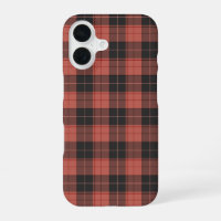 Simple tartan pattern in red