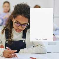 Simple Teen White Handwritten Font 