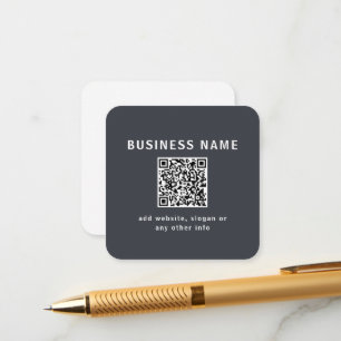 Simple Template for your QR code   Dark Grey