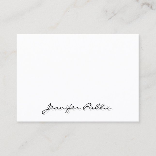Simple Template Modern Minimalist Professional Business Card (Front)