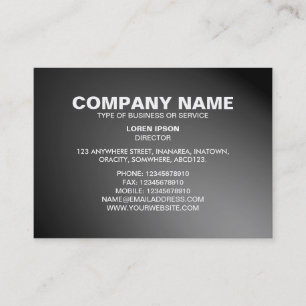 Simple Text 06 - Spotlit - Grey Business Card