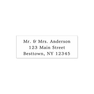Simple Text  Self-inking Stamp
