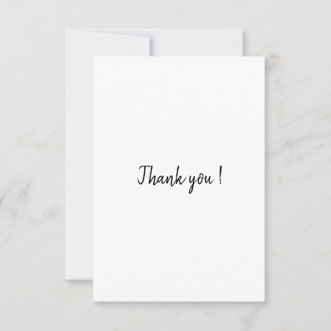 simple thank you (Front)