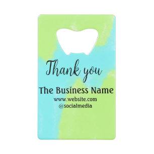 Simple thank you add business name details text t