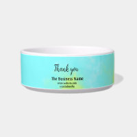 Simple thank you add business name details text t