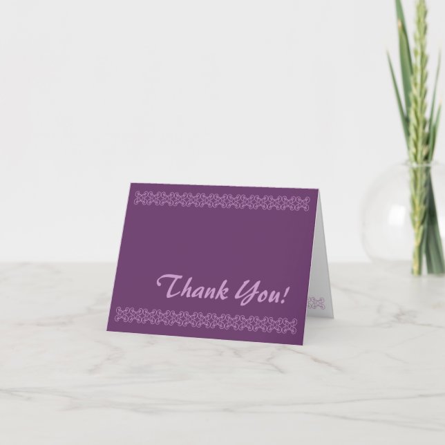 Simple Thank You Card (Front)