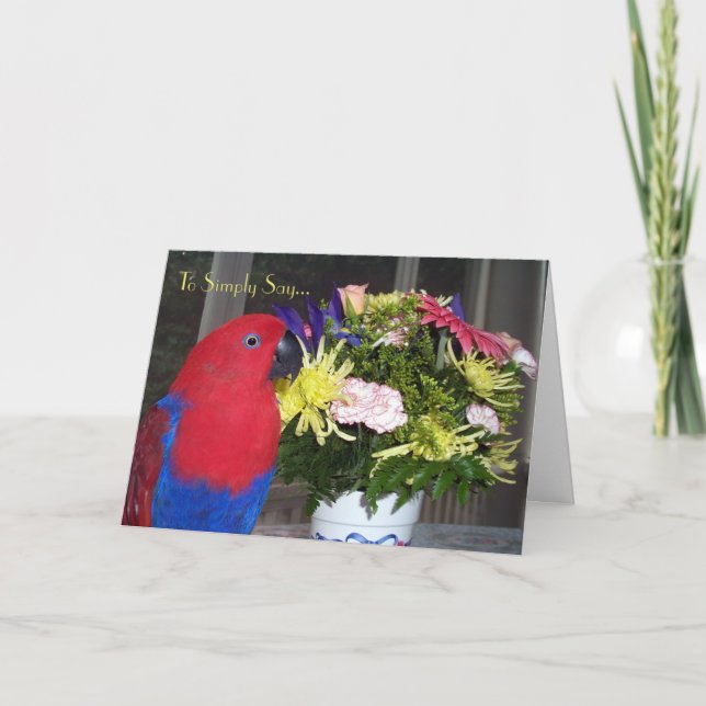 Simple Thank You Card (Front)