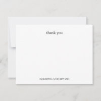 Simple Thank You Couple Personalised