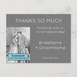 Simple "THANKS SO MUCH" Postcard