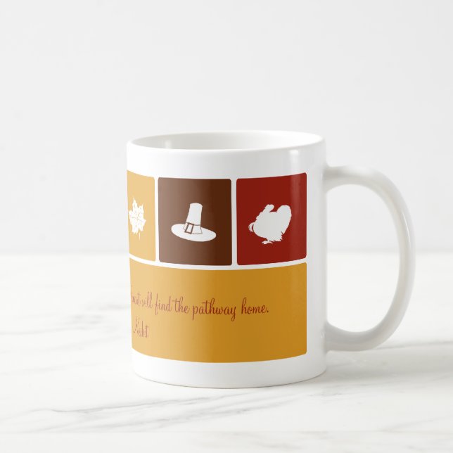 Simple Thanksgiving Icons Mug (Right)