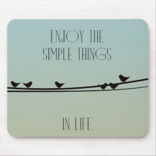 Simple Things Birds Mouse Pad