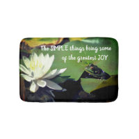 Simple Things Frog Inspirational Quote 