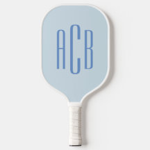 Simple Three Letter Blue Monogram