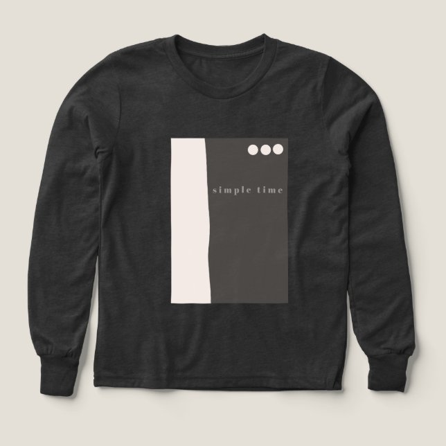 simple time unisex sweatshirt  (Design Front)
