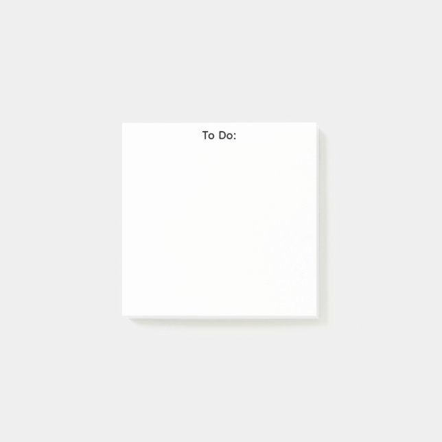 Simple To Do List - Post-It Notes (Front)