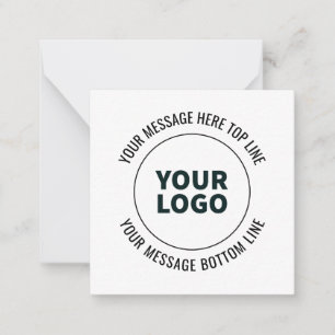Simple to Replace with Your Logo or Image  Card
