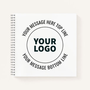 Simple to Replace with Your Logo or Image Notebook