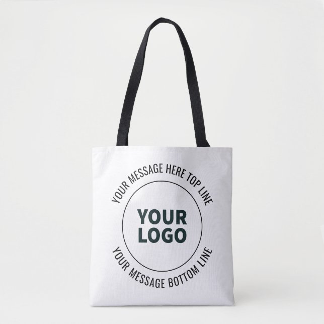 Simple to Replace with Your Logo or Image  Tote Bag (Front)