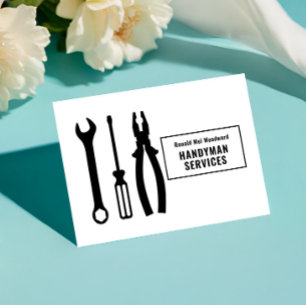 Simple Tool Handyman Services Business Card