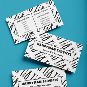 Simple Tool Handyman Services Business Card