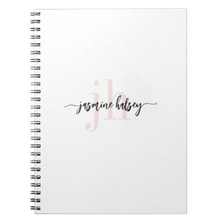 Simple Trends Name and Initials Notebook