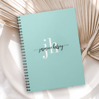 Simple Trends Name and Initials Notebook